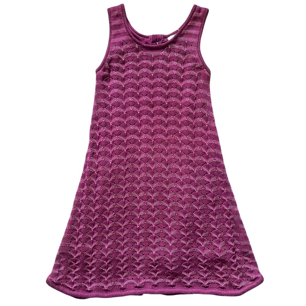 Matilda Jane Paint By Number Aurora Purple Jumper Sleeveless Dress Kids Size 10